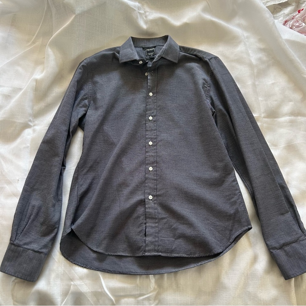 Todd Snyder Gray Casual Button Down Shirt - Picture 3 of 14